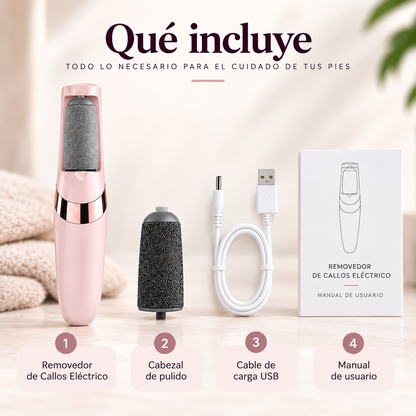 Removedor Eléctrico de Callos Recargable